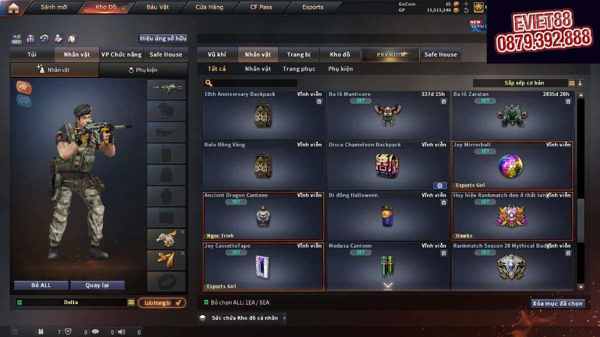 shop acc cf uy tin gia re